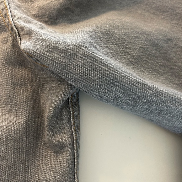 Billy Reid Shoals Denim Shirt - Size M - Grey Wash - Picture 6 of 9